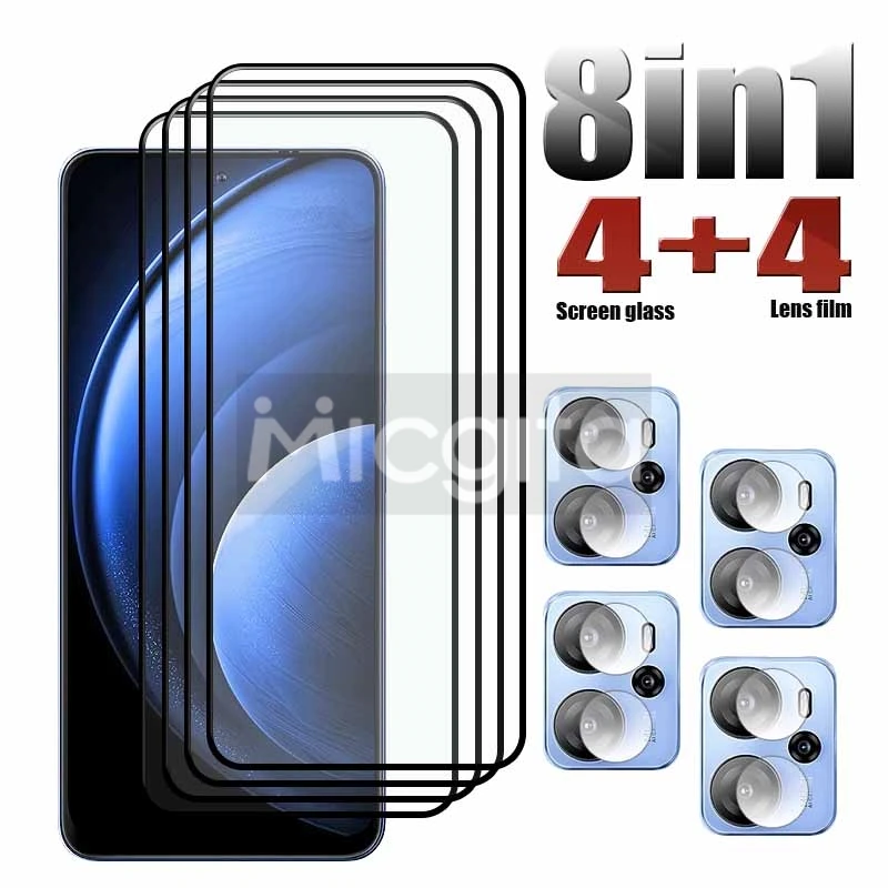 

8-in-1 Tempered Glass For Oscal Tiger 13 Screen protector Anti-Scratch Tiger 13 Soft fiber Camera film