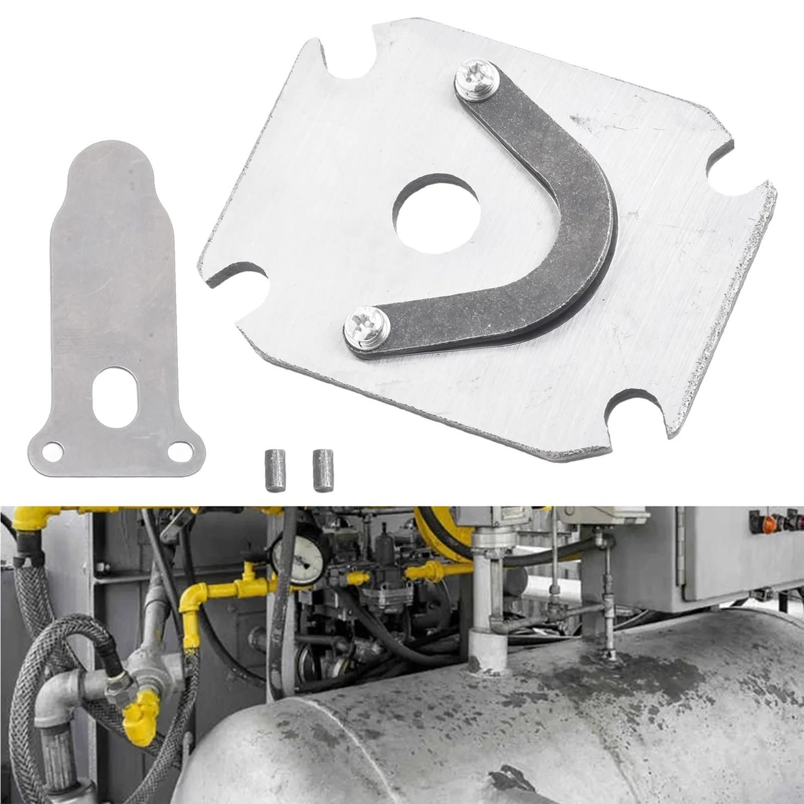 Scheda valvola di alta qualità Accessori pompa aria Piastra valvola Compressore aria Pompa aria Raccordi in ghisa Pneumatico
