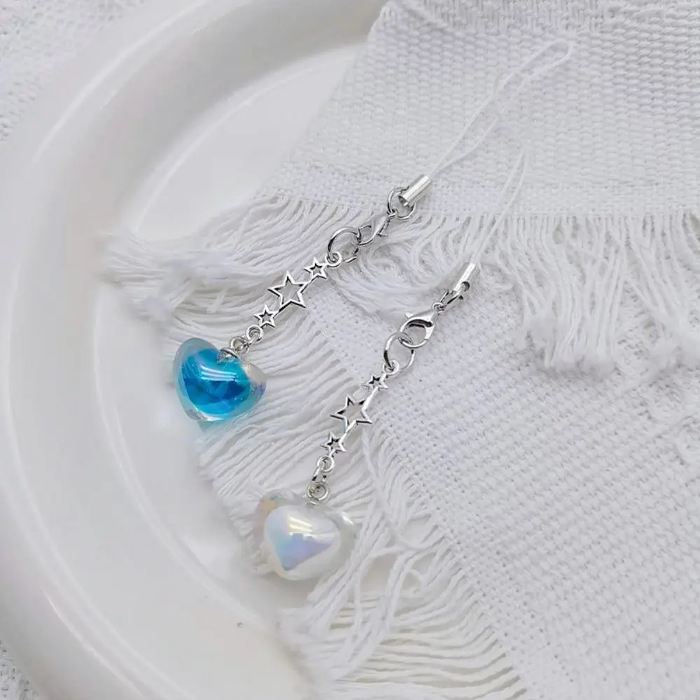 

Acrylic Love Star Phone Chain DIY Handmade Anti-Lost Laser Butterfly Phone Pendant Short Ins Sweet Phone Lanyard Jewelry Gift