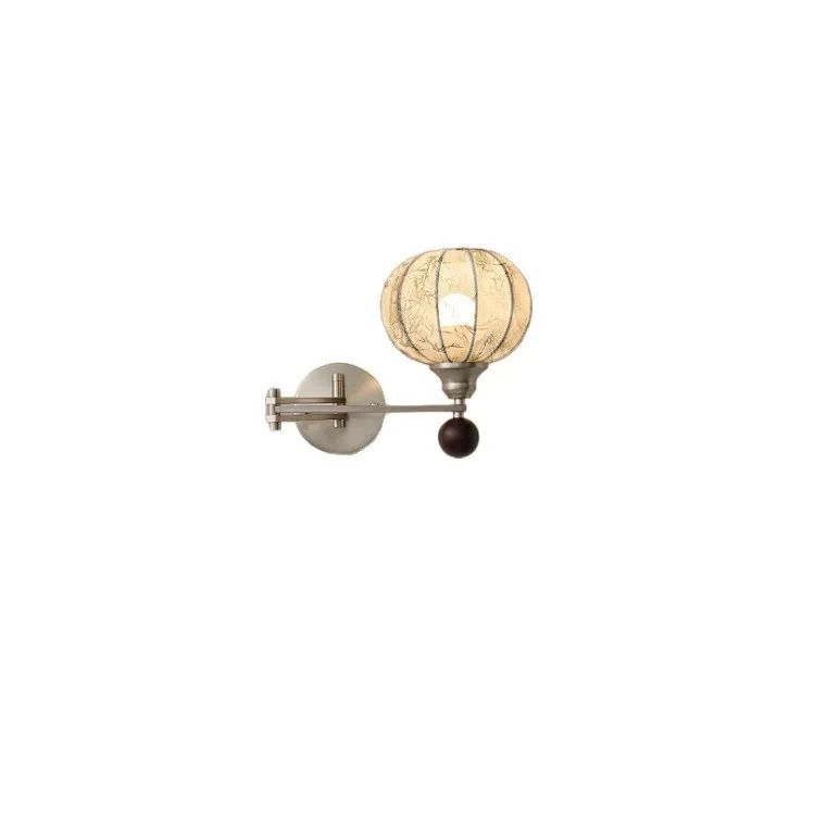 Song-style aesthetic simple bedroom Chinese style retro aisle corridor study atmosphere light LED rocker arm wall light