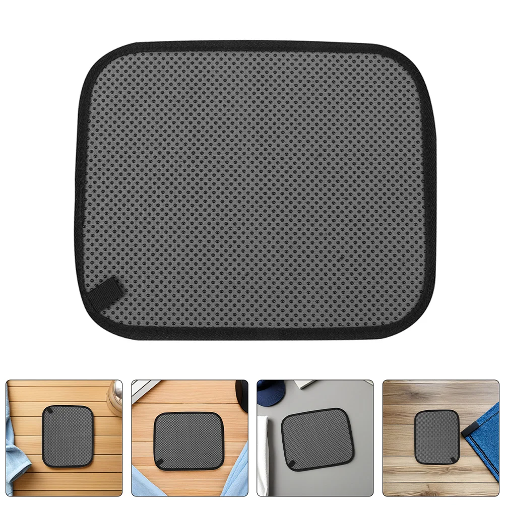 

2Pcs Bowling Ball Clean Cloth 9.82x8.06 Microfiber Anti Slip Quick Dry Enhance Performance Portable Polishing Pad