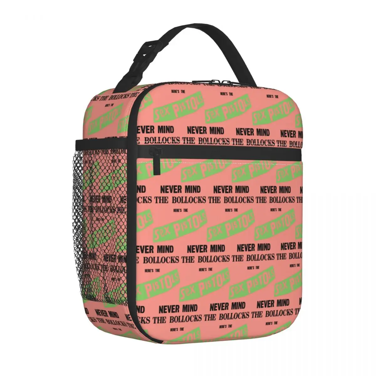 Sex Guns Insulated Lunch Bag for School Office Heavy Metal Rock Band Printed Leakproof Thermal Cooler Lunch Box Women Children