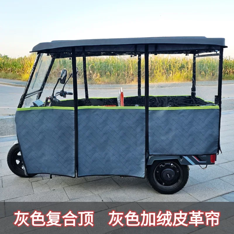 1pcs carport canopy carport folding stainless steel triple open battery car canopy