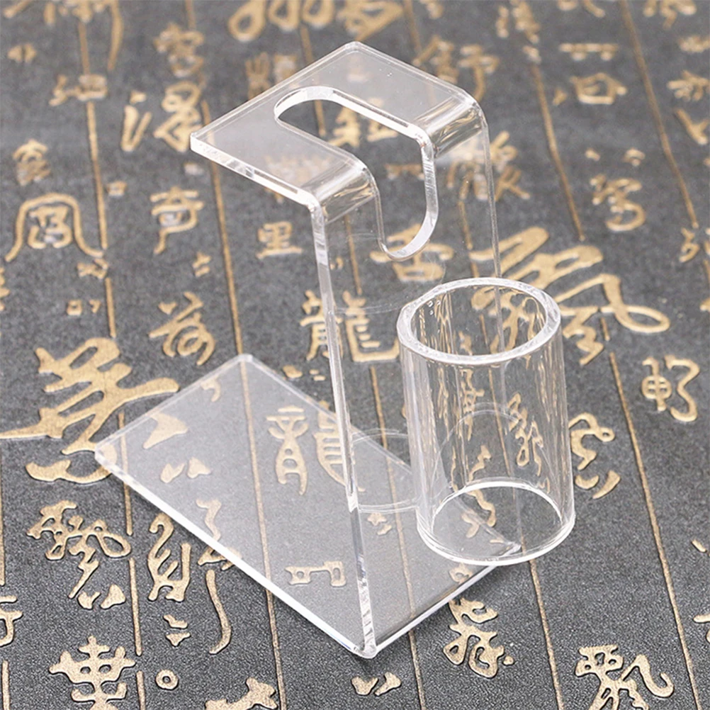 

1Pcs Acrylic Display Stand for Tattoo Machine Durable Storage Rack Holder White Organizer Perfect for Professional Home Use