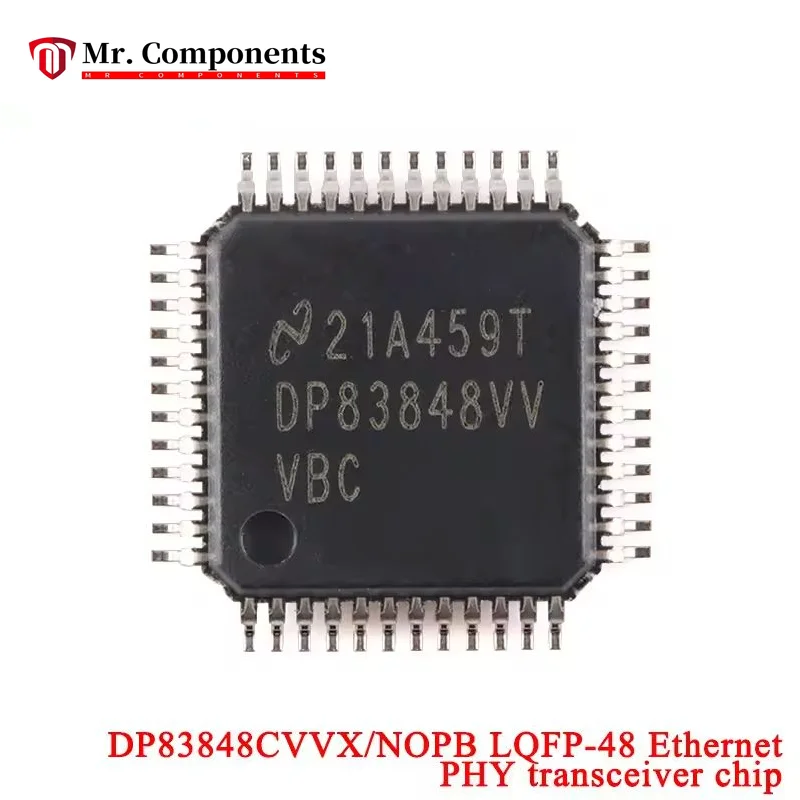 1Pc-2Pcs DP83848 Network Module Ethernet Physical Transceiver PHY Development Board 3.3V 10/100Mbps Ethernet transceiver PCB New
