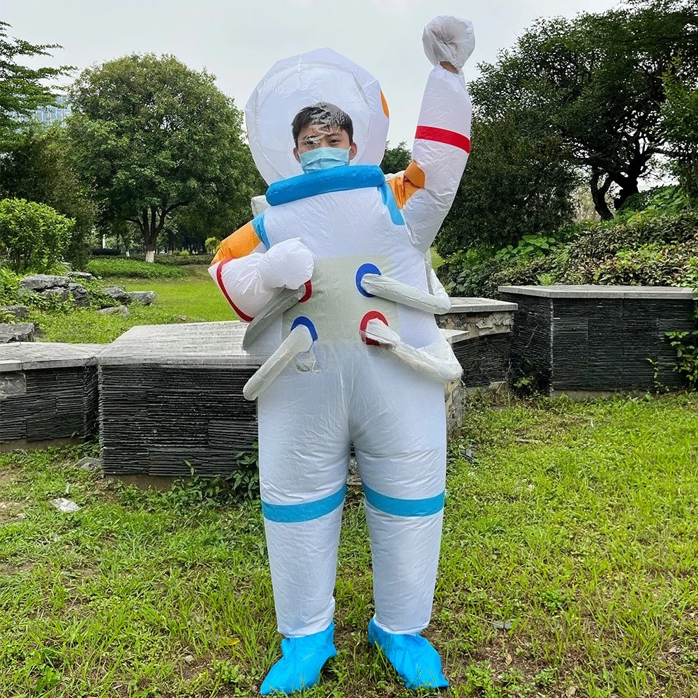 

Space Astronaut Inflatable Costume Adult Astronaut Inflatable Costume Halloween Carnival Family Party Parent-child Costume Props