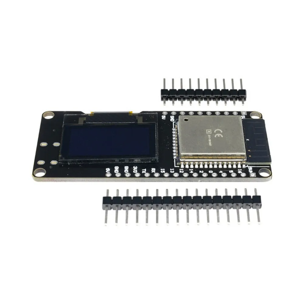 for IoT Project ESP32 Development Board CP2102 with 0.96 Inch OLED 2.4GHz Dual Mode WiFi BLE Module LwIP Protocol AP STA AP+STA