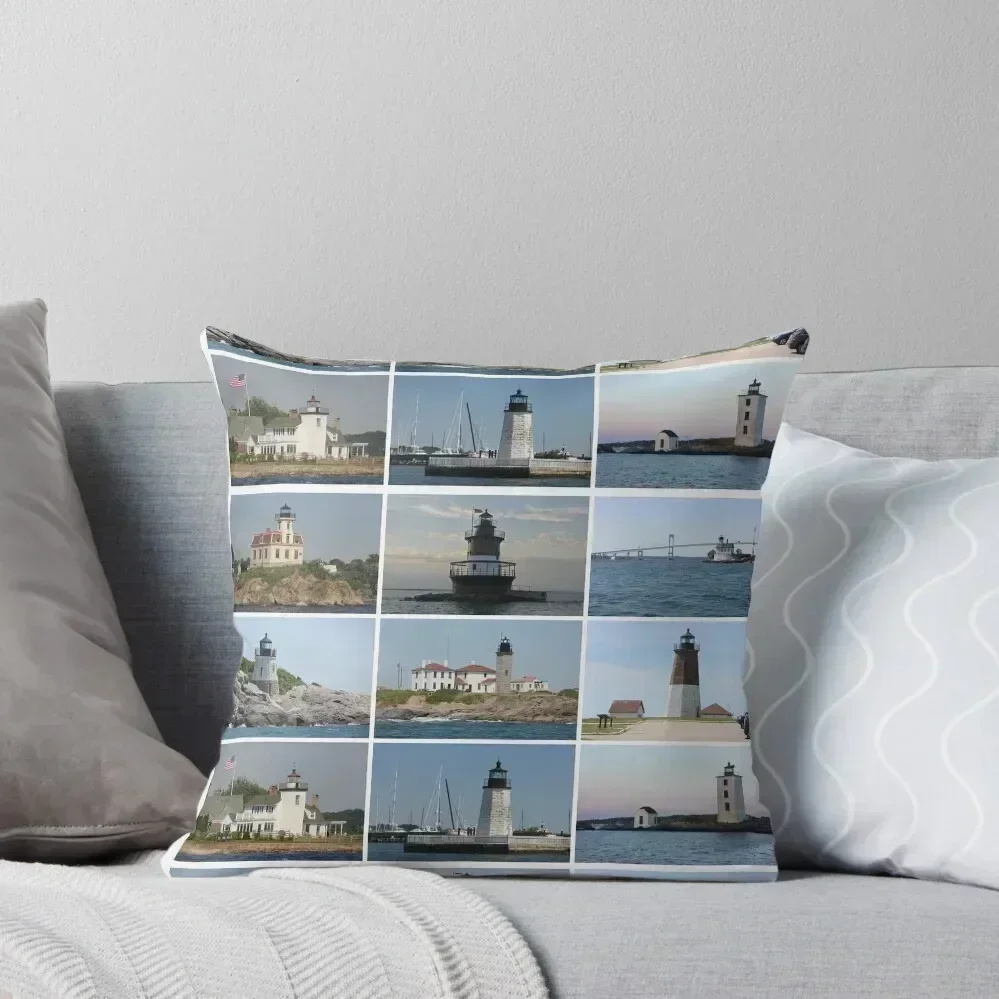 

Rhode Island Lighthouses Throw Pillow Luxury Pillow Cover Sofa Cushion pillow