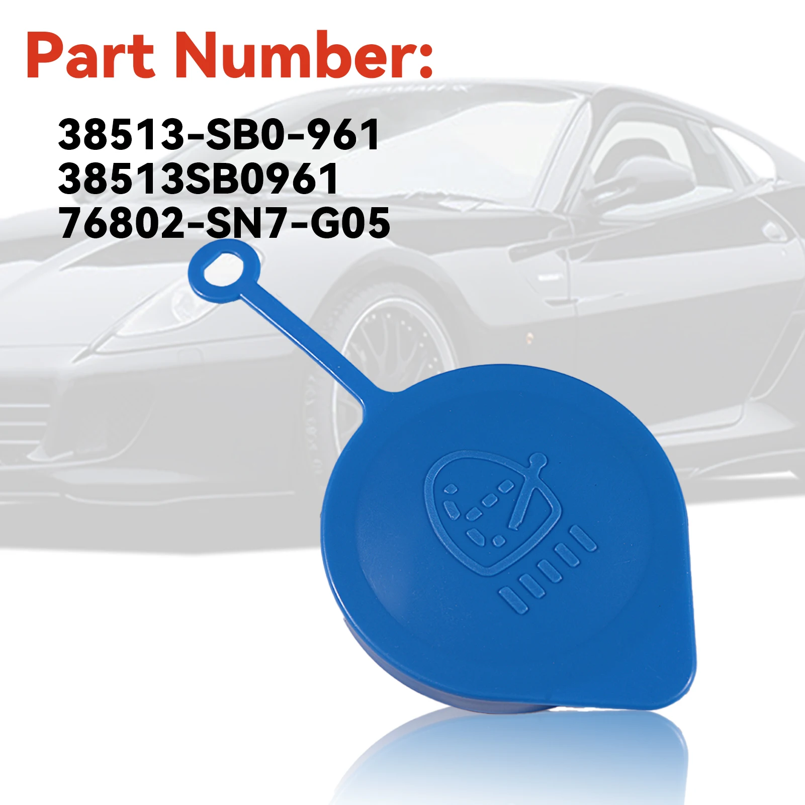 Runmade เครื่องซักผ้ากระจกหน้ารถอ่างเก็บน้ําหมวก 38513-SB0-961 76802-SN7-G05 สําหรับ Honda CRV Civic Accord CRX Fit City Civic del Sol