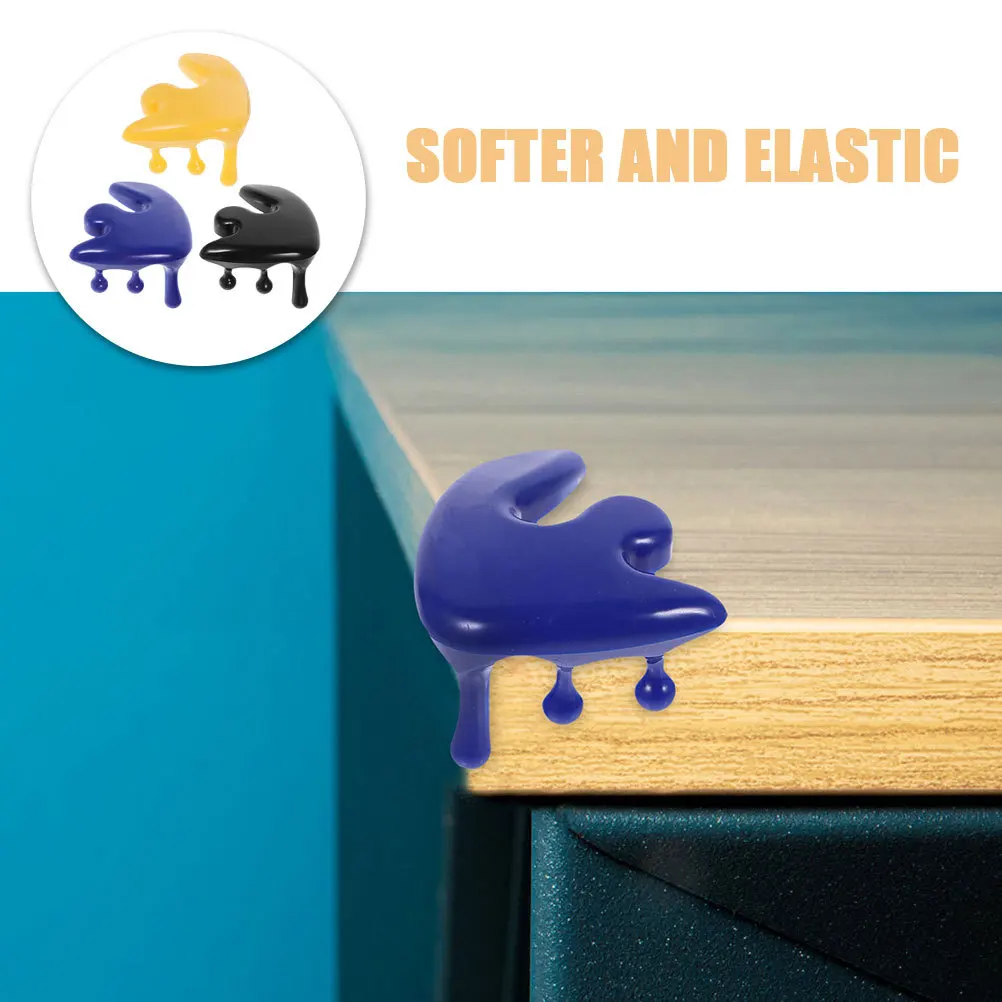 6 pçs protetores de canto de silicone à prova de bebê pára-choques de segurança guardas de canto de mesa para móveis para casa protetor de mesa de vidro