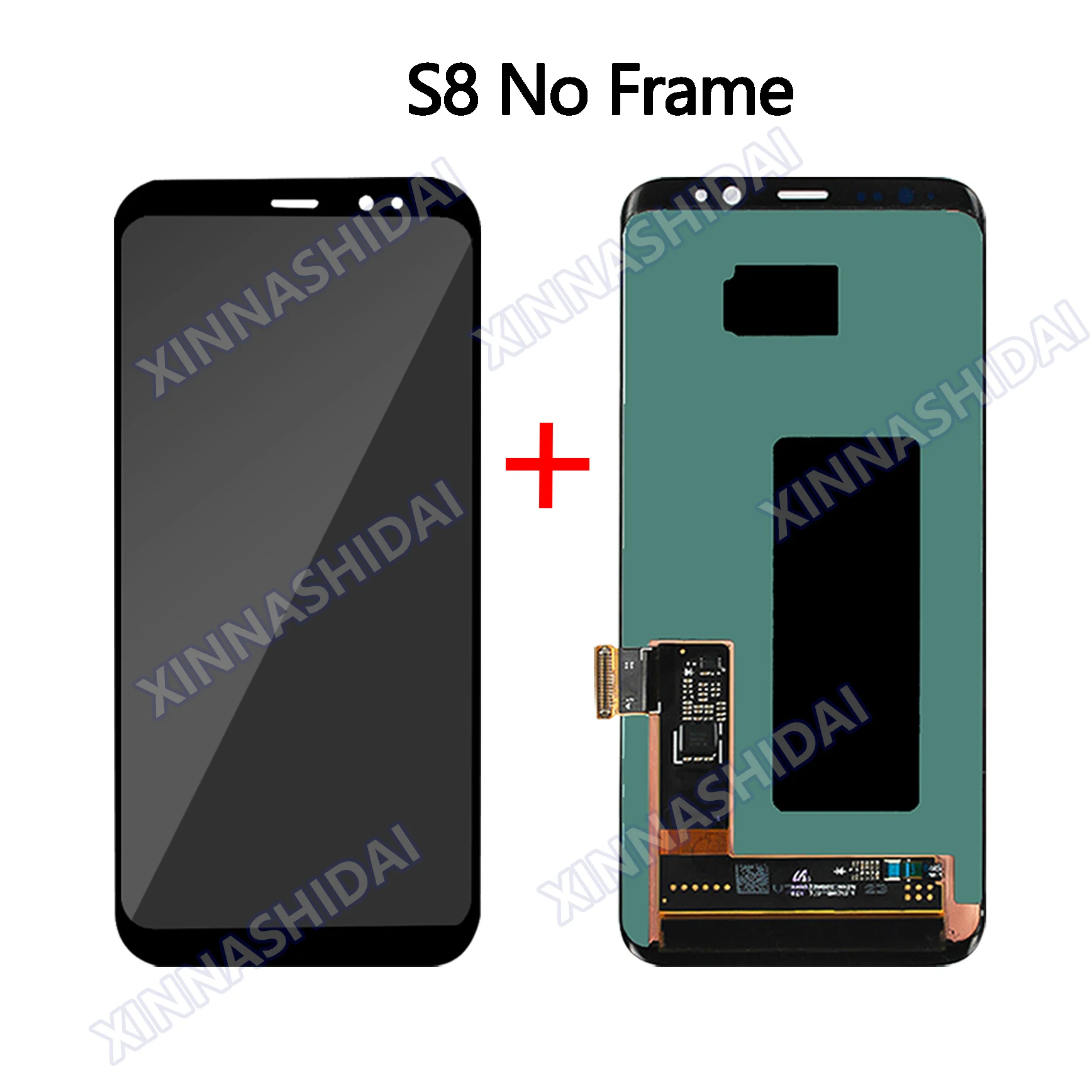 Display LCD OLED per SAMSUNG Galaxy S8 G950F G950FD G9500 G950U Display LCD Touch Screen Digitizer sostituzione No Burns