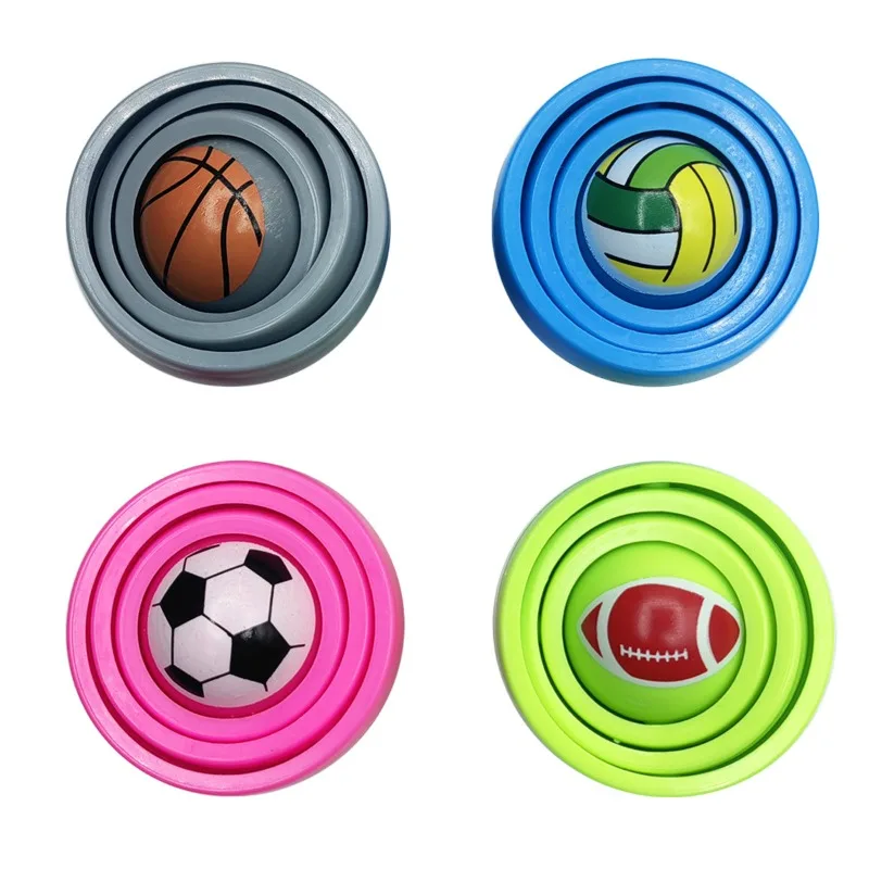 New 3D Decompression Ball Infinite Flip Fidget Spinner Stress Relief Adult Fidget Toys 3D Hand Spinner Educational Toy Wholesale