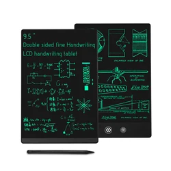 9.5 inch LCD Writing Tablet Full Screen Superfine Double Sided for Kids Drawing Pad Student Writing Pad Gifts Office Notepad