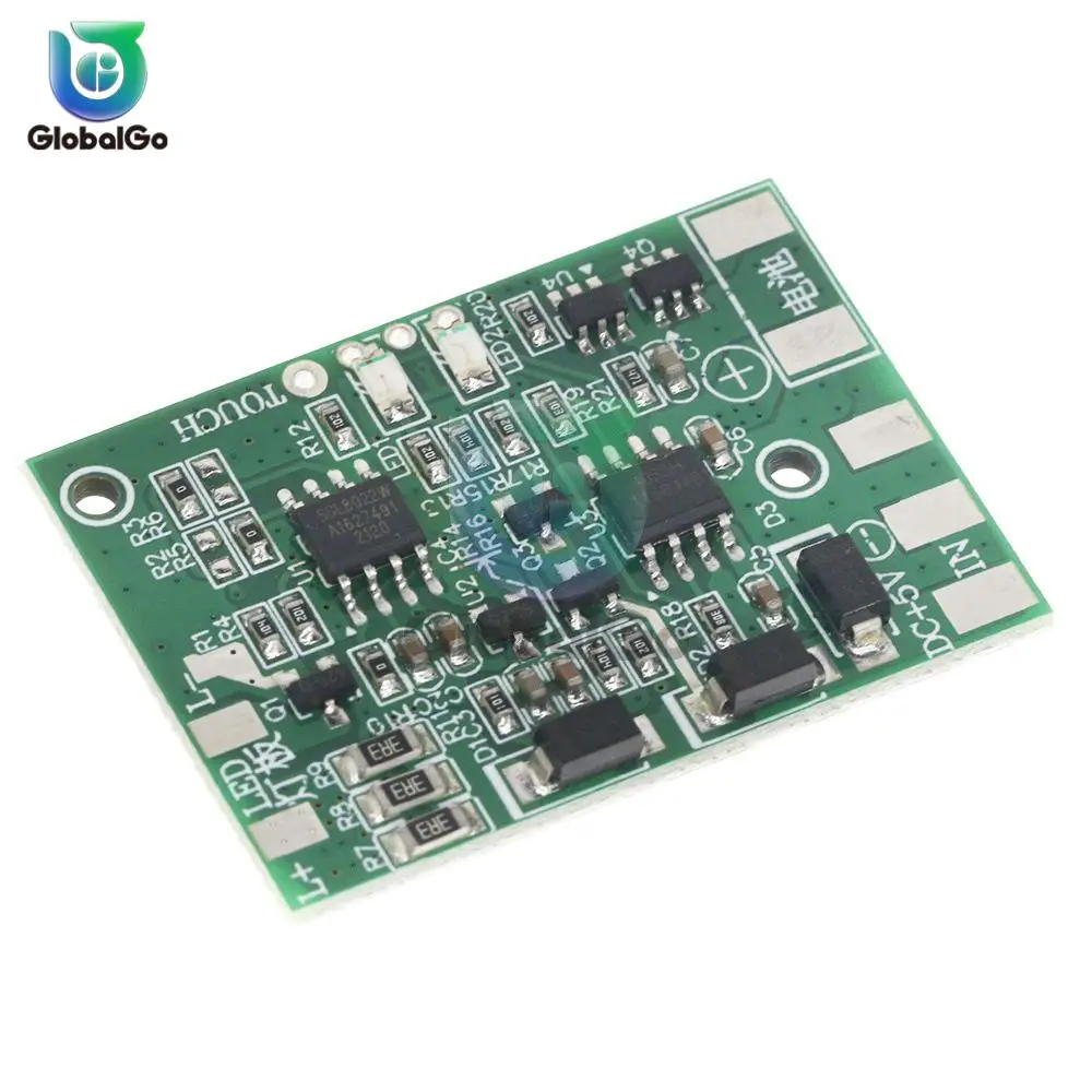 DC LED With Charging Protection TC4056 TP4056 Touch Dimming Lamp Control Panel DIY Repair General Desk Lamp Circuit