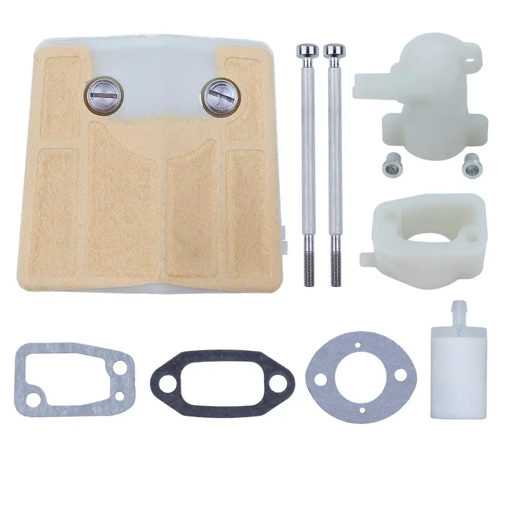 Kit de Filtro de ar para Husqvarna 66 181 266 281 288 281xp 288xp Motosserra Serras de Corrente de Gás 501 80 7105 Peças
