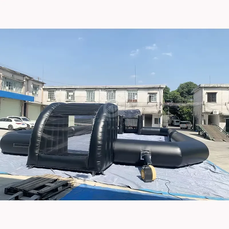 Outdoor Portable Inflatable Soccer Field PVC Wind-resistant Waterproof Football Court
