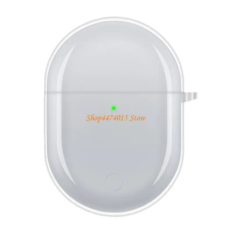 K1AA لغطاء العلبة مع سلسلة المفاتيح لـ Redmi Airdots 3 Earbuds ، TPU الشفافة