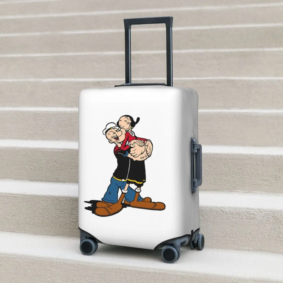Защитный чехол для чемодана Popeye Loving, эластичные защитные чехлы для багажа для путешествий на 18-32 дюйма