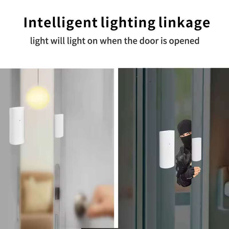 Tuya WiFi Smart Door and Window Sensor Wireless Contact Detector for Home Automation and Security System Door sensor - Image 2
