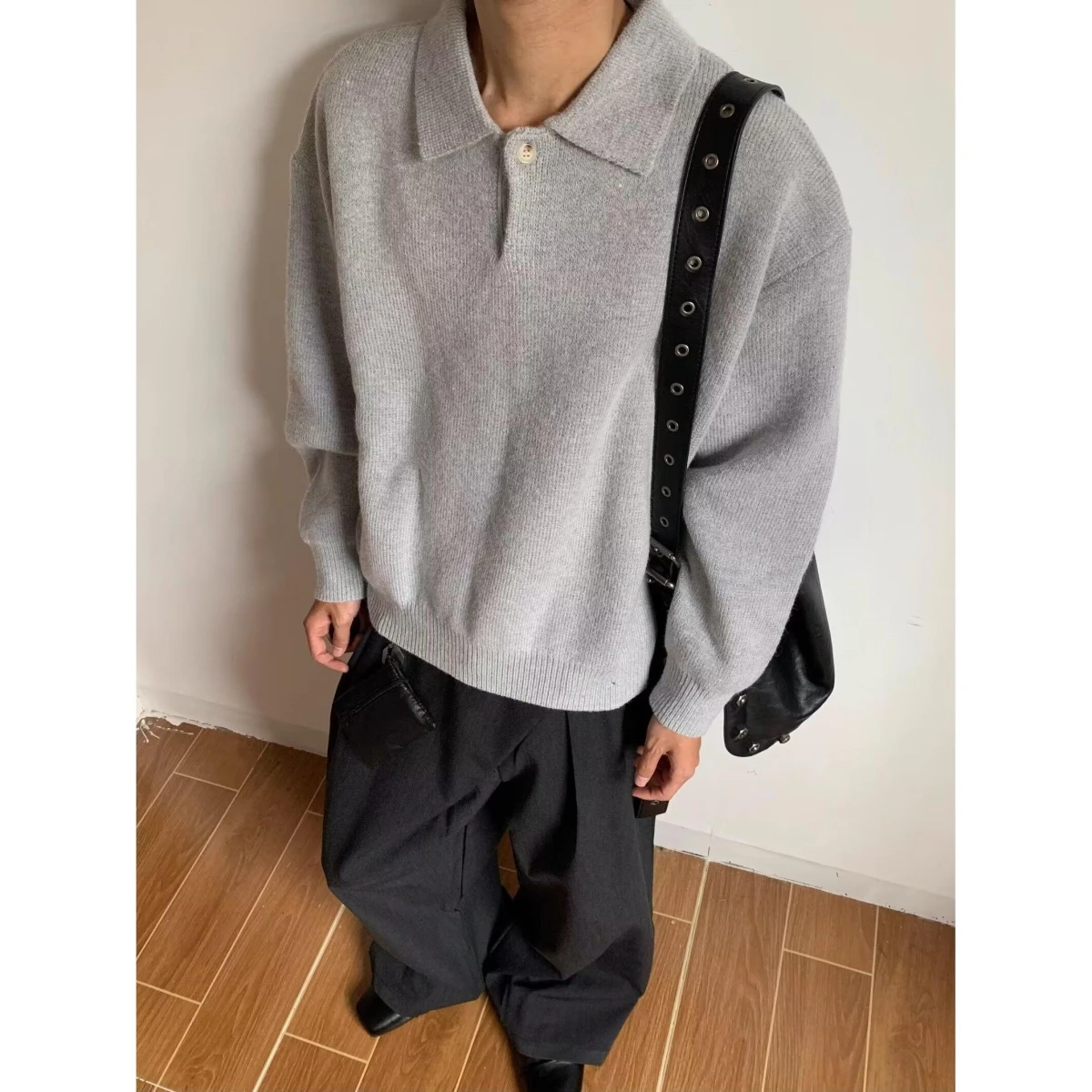 

Повседневный вязаный свитер в американском стиле ретро с v-образным вырезом, мужской цветной открытый кардиган, зимняя верхняя одежда, свободный крой, длинный све