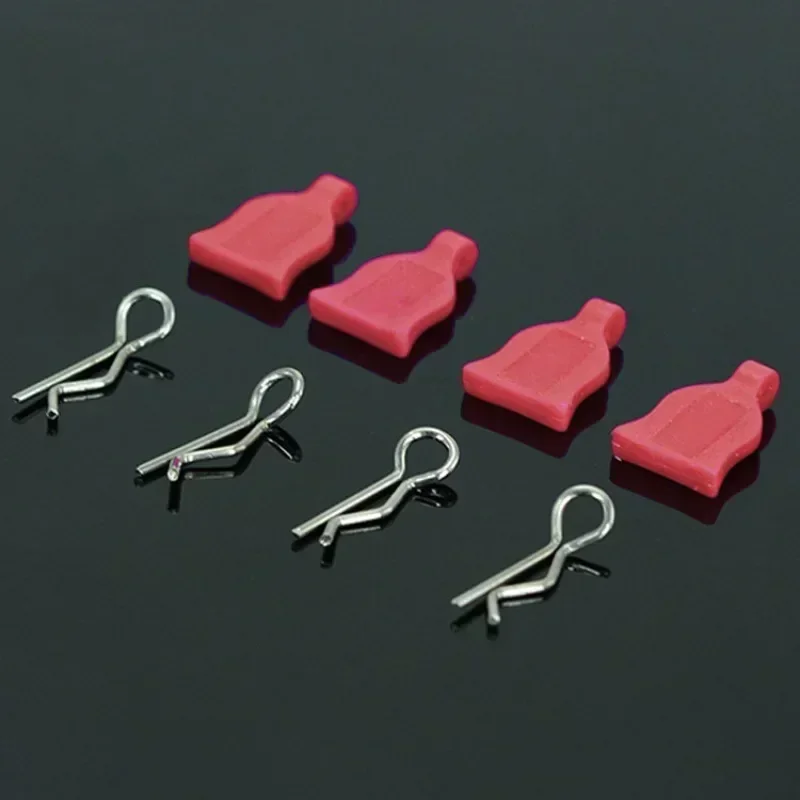 

4 шт./компл. 1/10 Clip R Pins Body Shell Легко разбирается Силикагель для радиоуправляемой модели автомобиля для хобби HPI HSP Trxs Axial Kyosho Wltoys