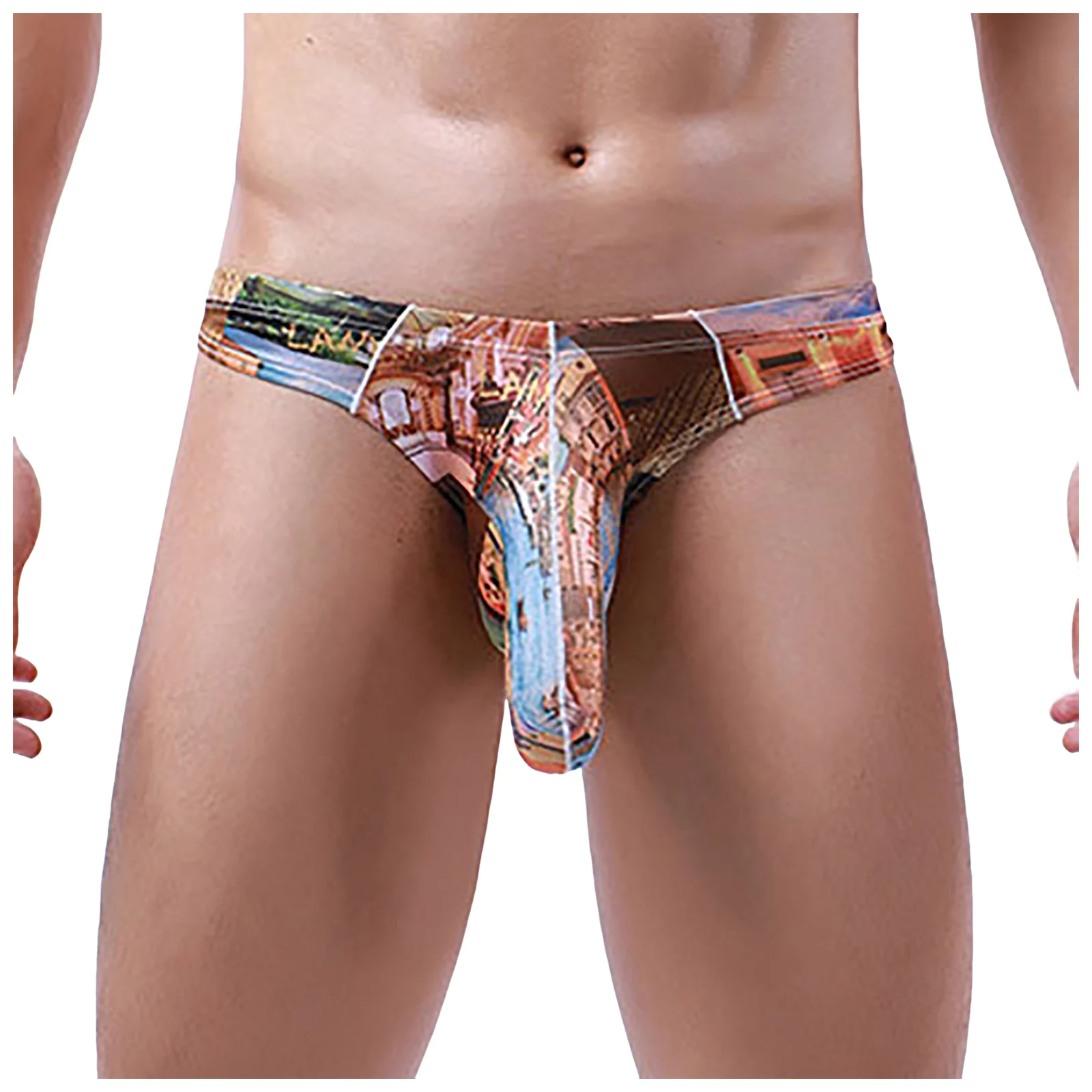 

Valentine Shorts Men Men's Sexy Underwear With Elephant Trunk Design Thin Comfortable And Breathable Spirit Infused Coffee