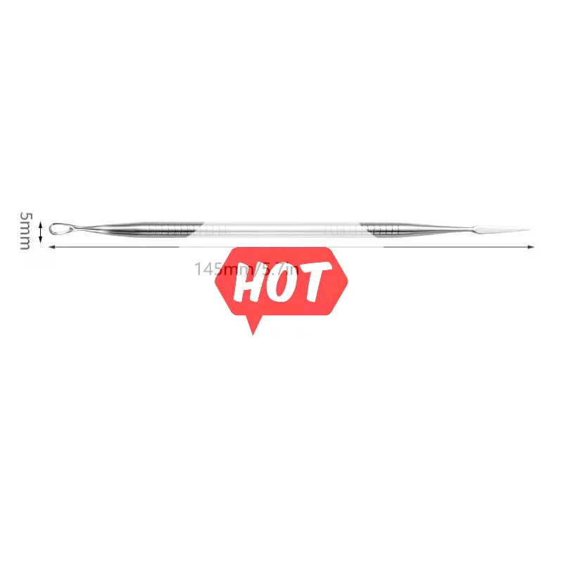 Ultra-fine Cell Pimples Blackhead Whitehead Clip Professional Beauty Salon Remove AcneFat Particles Needle Tool Beauty Tools