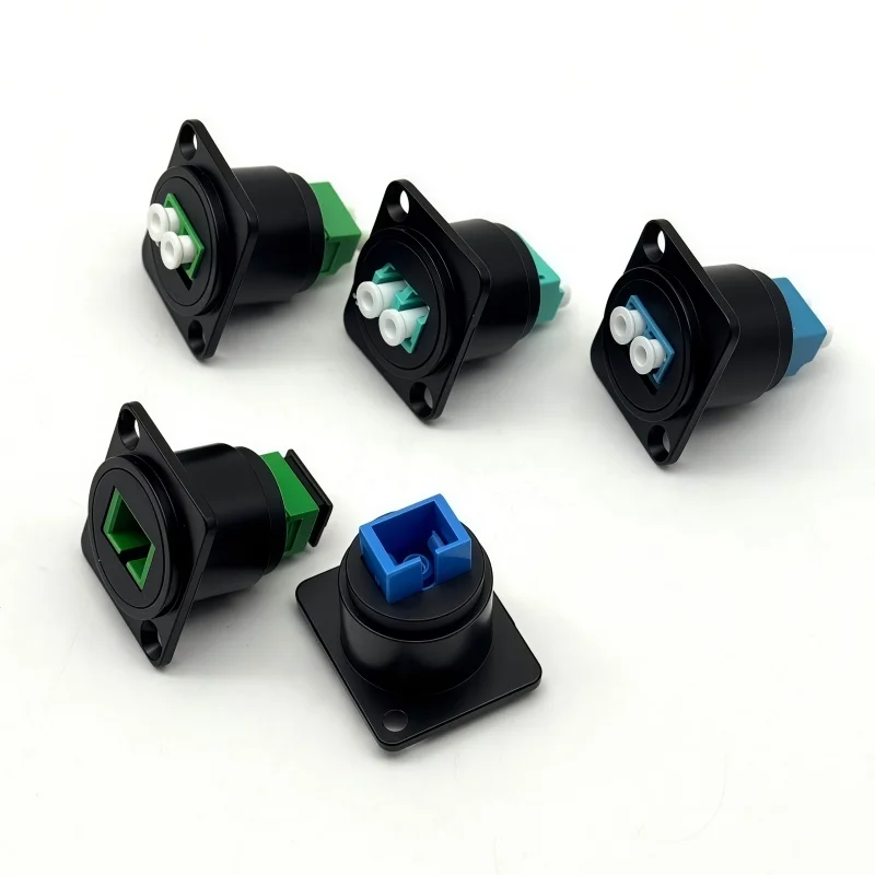 D-Type LC Plug Dual-Port Fast Fiber Optic Network Module SC Connector Single-Port Channel Cabinet Module
