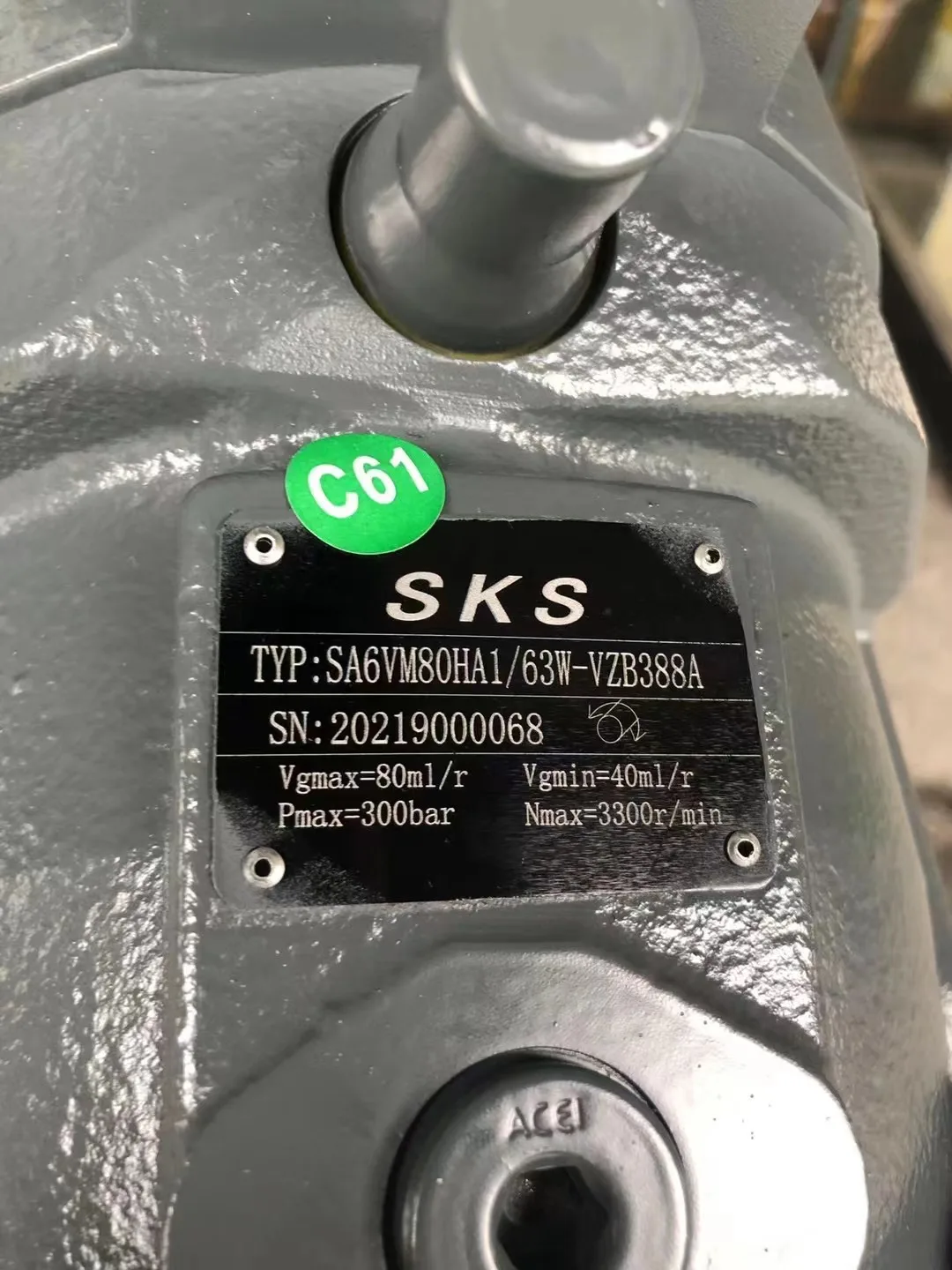 Motore idraulico da viaggio principale del motore principale del pistone assiale idraulico Rexroth A6VM A6vm28 A6vm55 A6vm80 A6vm107 Motore idraulico da viaggio principale dell'escavatore