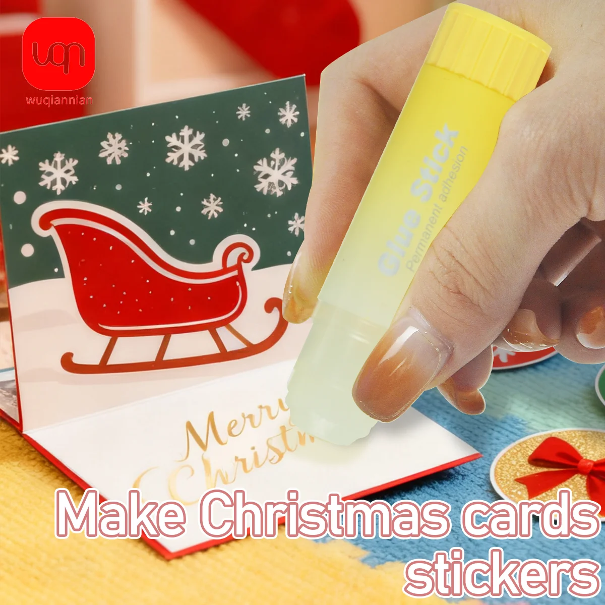 

WQN 3/6/12pcs High-Viscosity Glitter Glue Sticks, Colorful and Transparent, Safe and Odorless, Suitable for Craft Glue and Offic