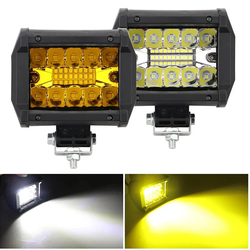 Carro conduziu a luz de trabalho offroad ponto inundação combo 12v barra de luz trabalho super brilhante 6000k para carro suv 4x4 barco atv barra faróis led