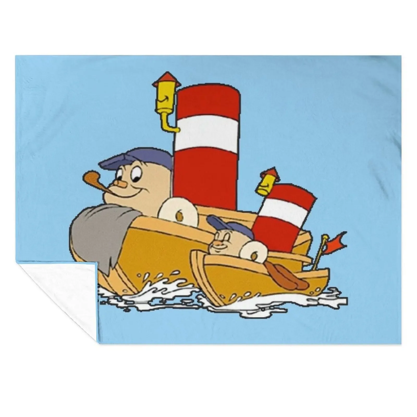 

Big toot and little toot Throw Blanket Luxury Designer Heavy decorative Beautifuls Blankets