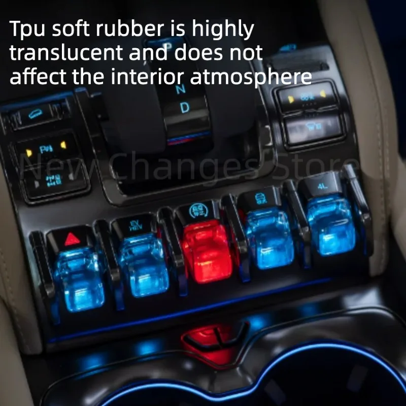 For BYD Equation Leopard 8 Leopard 5 Titanium 3 Central Control Button Protective Cover Interior Modification Supplies