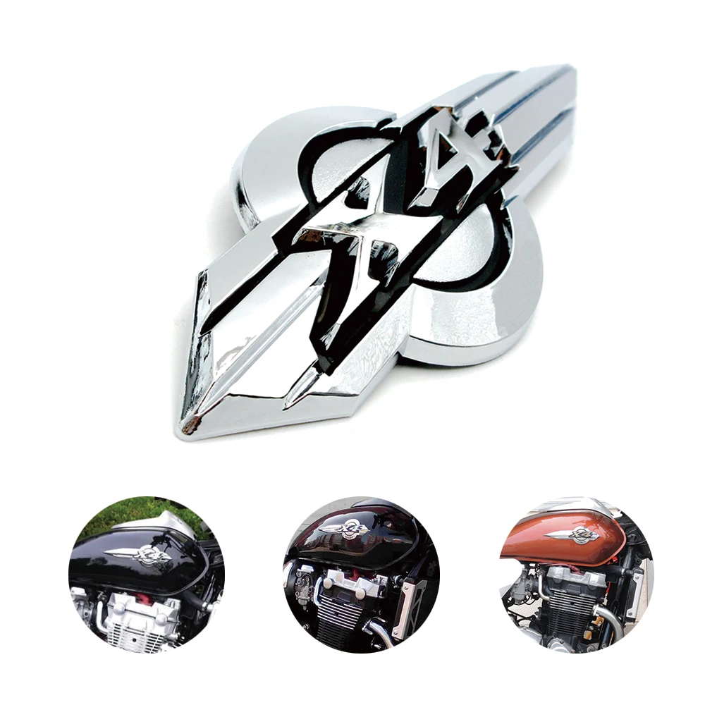 Motorcycle Oil Fuel Tank Gas Cover Emblem Stickers Fairing Badge Decorative Body Plastic Decals Set For Honda X4 CB1300 CB 1300