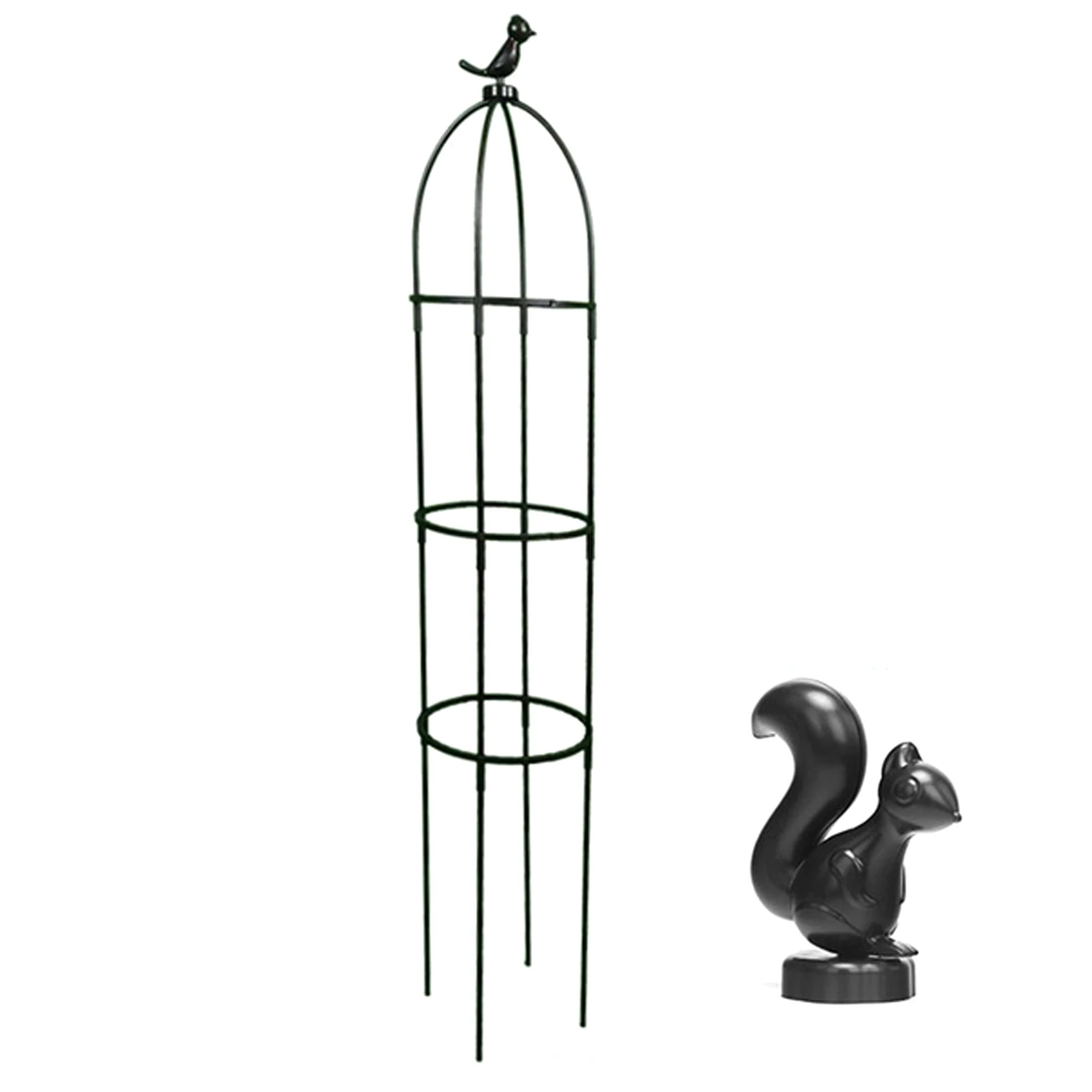 

Cucumber Garden Trellis Top Squirrel Easy Install Potted Flower Vine Support For Climbing Plant Grape Outdoor Decor 4 Stake DIY