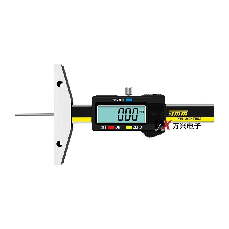 Tianmu thin rod digital depth ruler tire pattern depth caliper 0-10/150 mm small hole groove measuring ruler