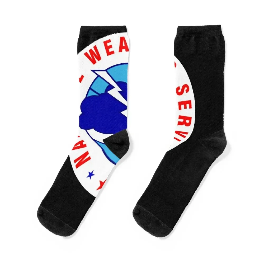 

NWS National Weather Service Logo Socks Thermal man winter basketball golf Male Socks Women's