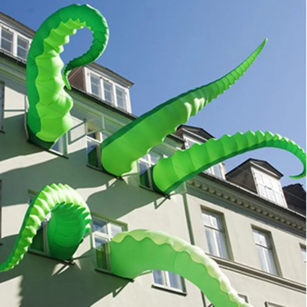 In stock products Inflatable Giant Octopus Tentacle with Air Blower for Halloween Party Decoration, Advertising Model free ship