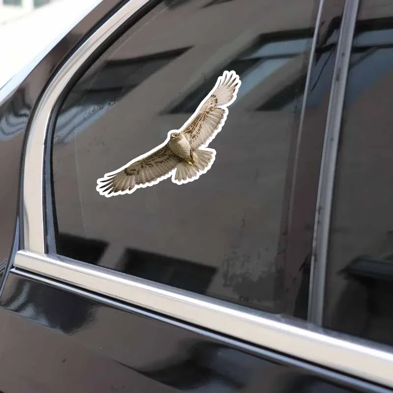 Etiqueta engomada decorativa del rasguño del coche del PVC del Animal del pájaro del Águila del cielo de la personalidad, alta calidad, 10cm