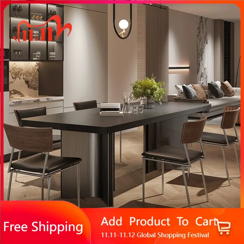 

Luxury Nordic Modern Restaurant Table Aesthetics High Quality Luxury Aesthetics Dining Table Trendy Muebles Trendy Furniture