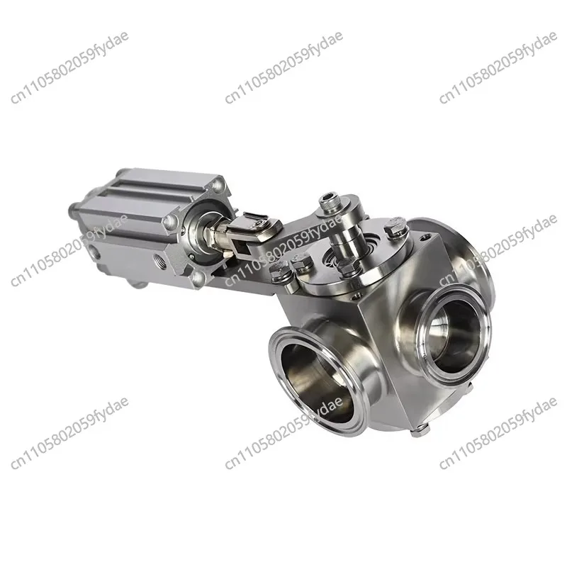 วาล์วโรตารี่สามทางแบบนิวเมติกสำหรับเครื่องบรรจุ, วาล์วโรตารี่สำหรับเครื่องบรรจุ, อุปกรณ์วาล์วท่อสำหรับเครื่องบรรจุ