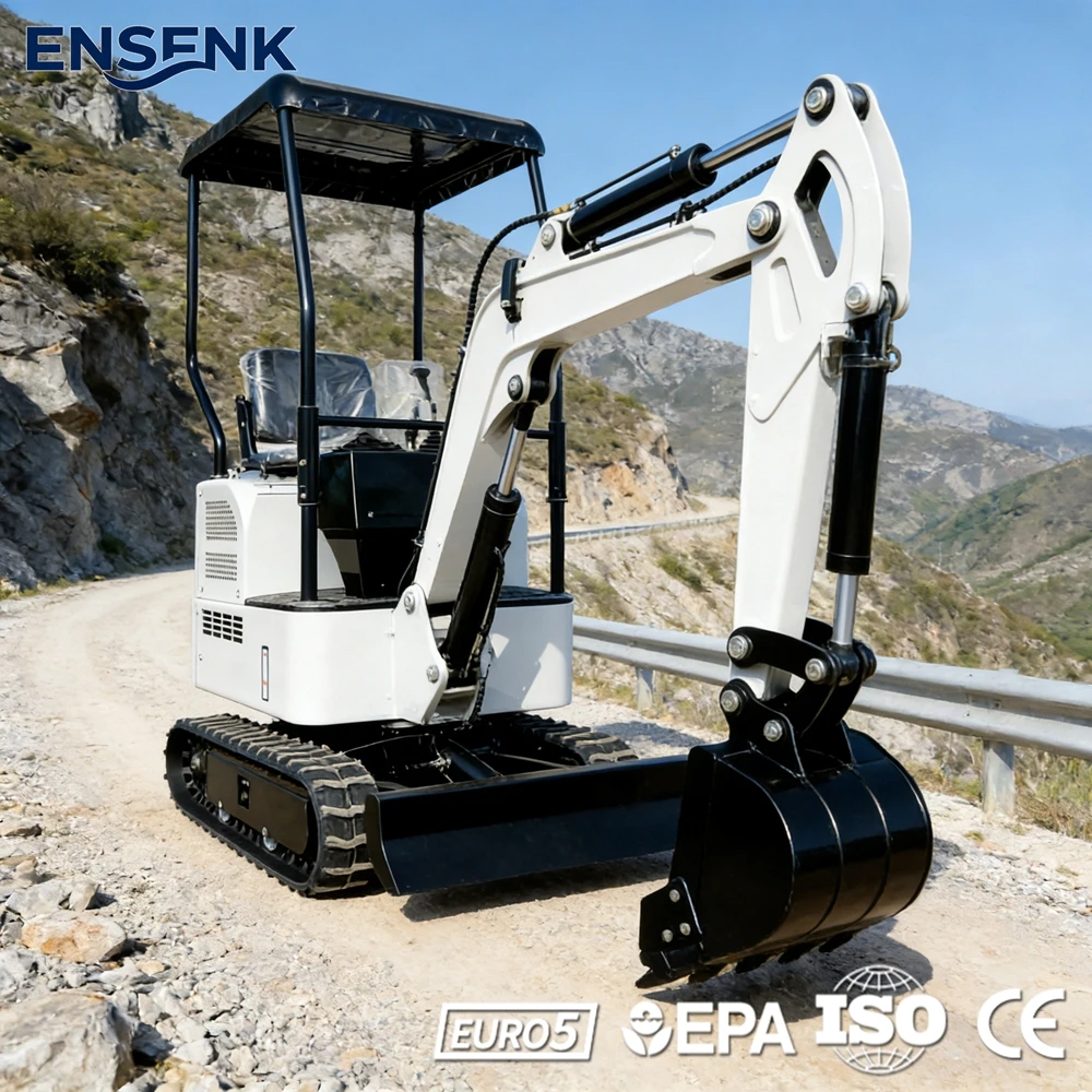 

New Model Mini Excavator 1.5Ton With EPA/Euro 5 Diesel Engine Construction Baumaschinen Bager For Europe Garden Landscaping