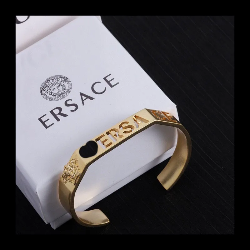 

Регулируемый открытый браслет в стиле ретро с буквенным принтом, новый браслет со звездами того же стиля