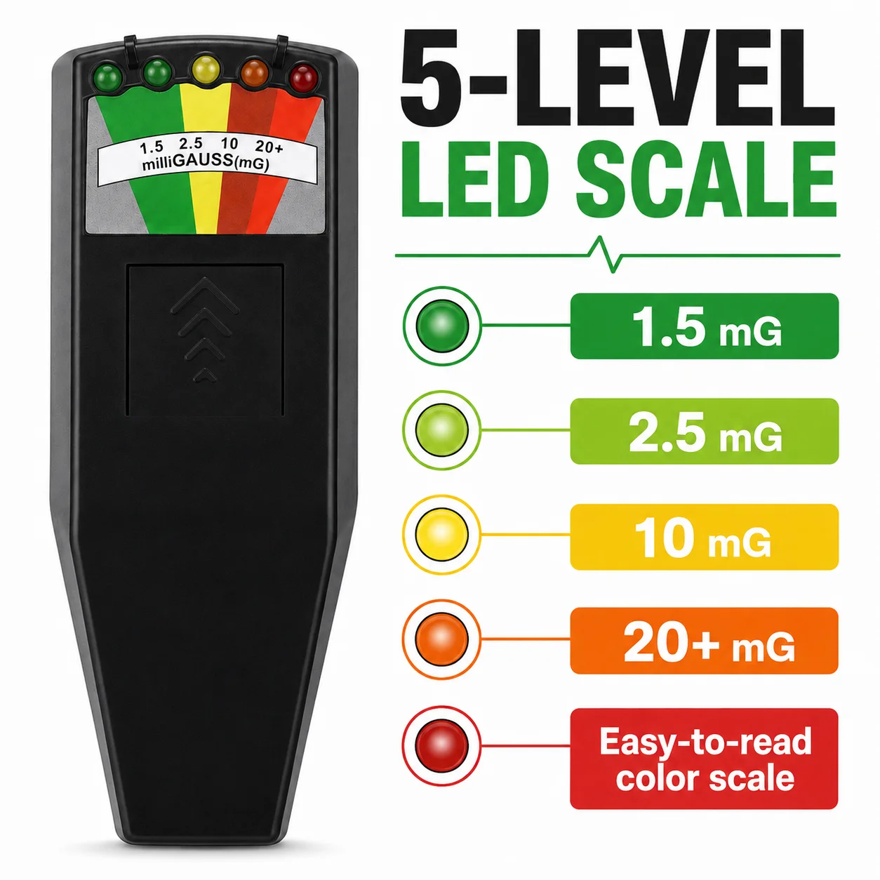 K2 Handheld LED EMF Meter Magnetic Field Ghost Hunting Detector Electromagnetic Paranormal Equipment Tester view 6