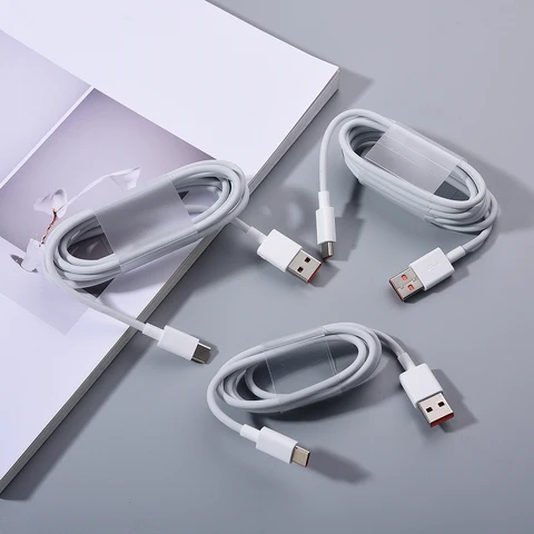 Оригинальный кабель Xiaomi Turbo Charge 120 Вт MI 13 13T 12T Pro 12 10T 5G Poco X5 X4 X3 Type C Кабель для быстрой зарядки Redmi Note 10 11 12