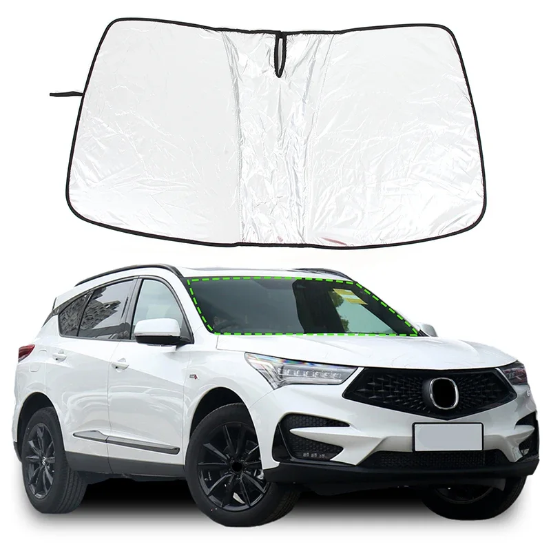 

For Acura RDX Car Window Sun Shade Block UV Rays Sun Visor Protector Car Windshield Visor Cover Sunshade Film Foldable