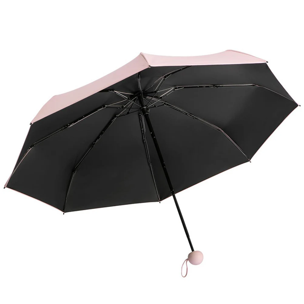 

Sun Umbrella Outdoor Dual Purpose Compact UV Resistant Lightweight Portable Water Resistant Foldable Pink Sunshade Rain
