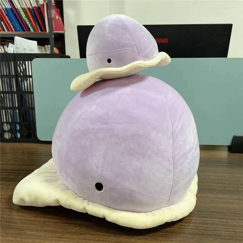 Cartoon Super Soft Plush Toy Sea Animal Purple Skate Soft Toy Stuffed Animal Devil Fish Pillow Lovely Children'S Birthday Gift