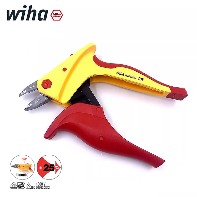 Germany Wiha 1000V Insulated Diagonal Pliers with Dual Cutting Function Innovative Electrician Cutting Pliers 30666