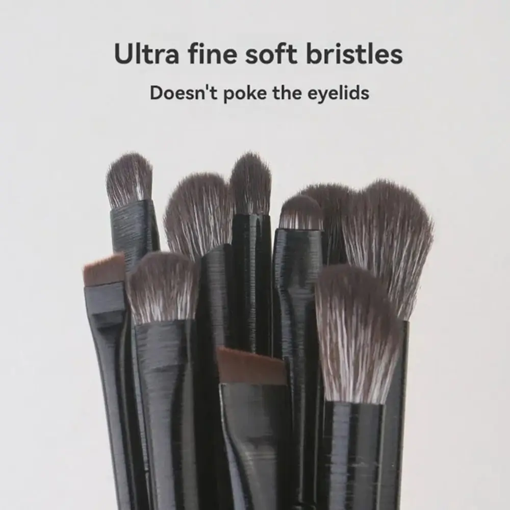 10 قطعة/المجموعة العين التفاصيل فرشاة عينيه فرش لينة الخشن الصغيرة كحل فرشاة ماكياج العين لطخة Undercover كحل